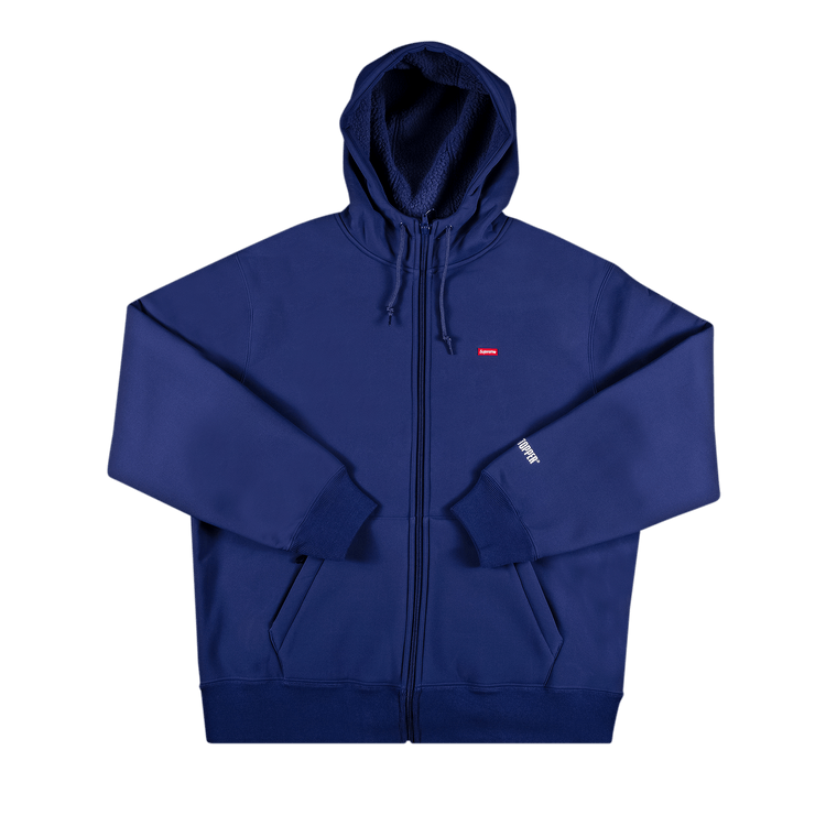 Supreme x WINDSTOPPER Zip Up Hooded Sweatshirt "Washed Navy"