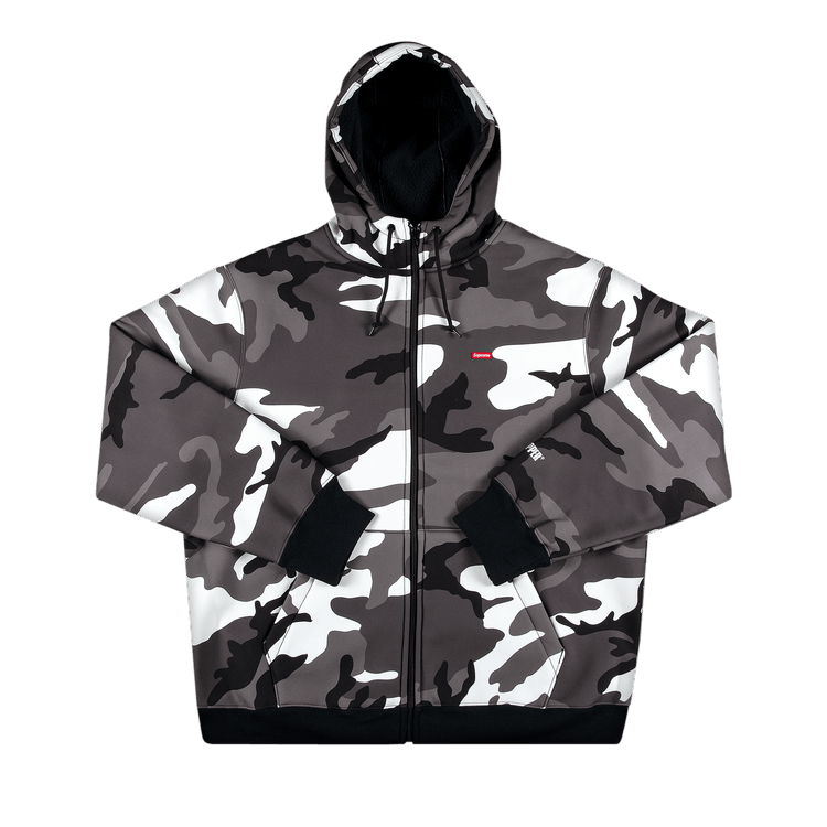 Supreme x WINDSTOPPER Zip Up Hooded Sweatshirt "Snow Camo"