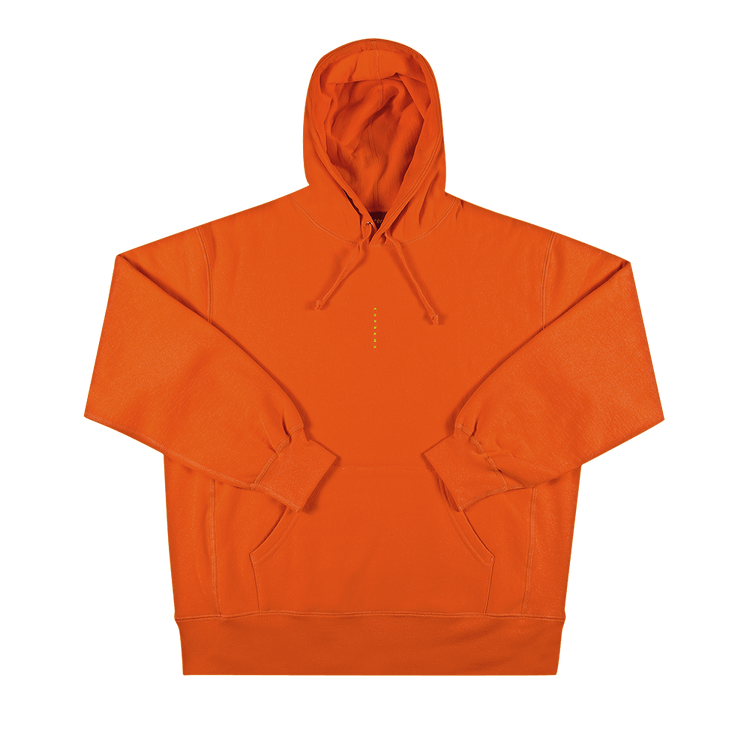 Supreme Micro Logo Hooded Sweatshirt "Burnt Orange"
