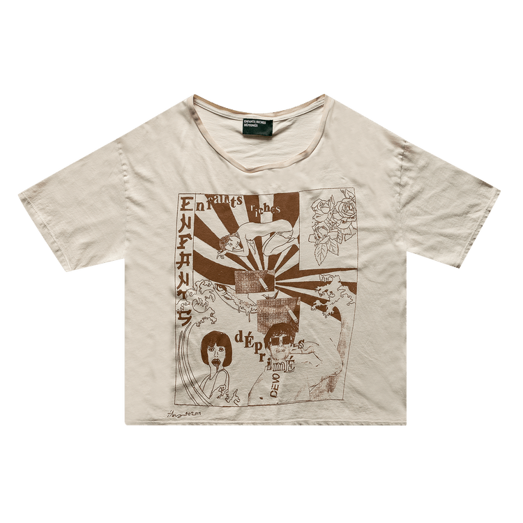 Enfants Riches Déprimés Japanese Devo T-Shirt "Cream"