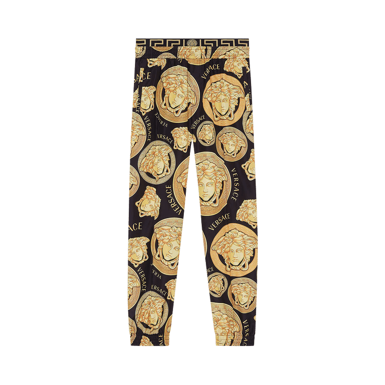 Versace Medusa Amplified Print Pants "Black/Gold"