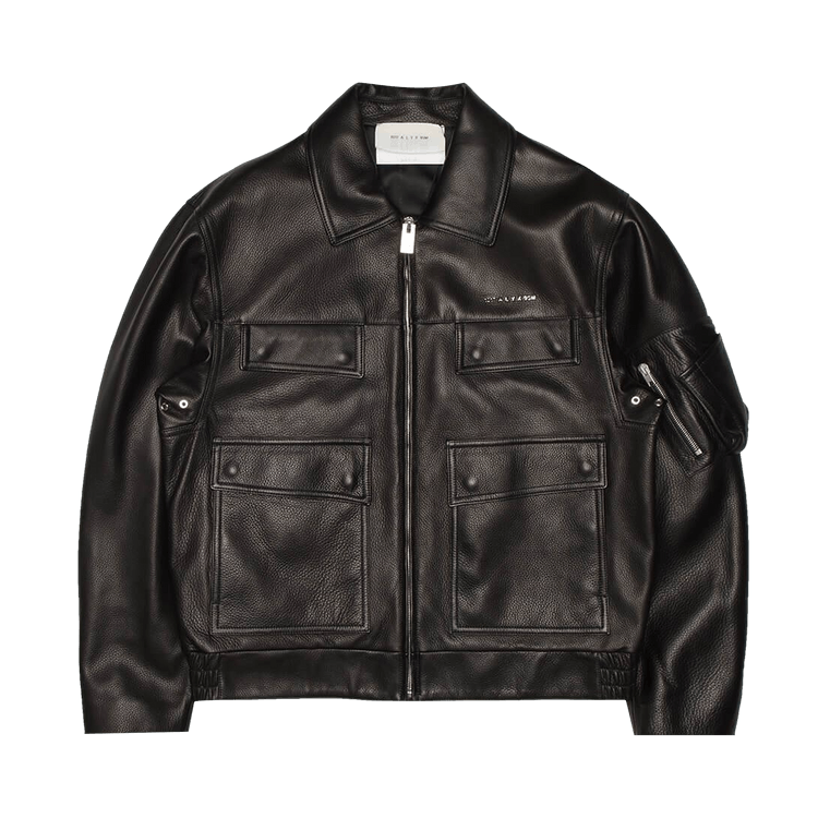 1017 ALYX 9SM Calfskin Police Jacket "Black"