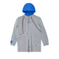 A-Cold-Wall* Crinkle Puffer Coat "Iridescent/Blue"