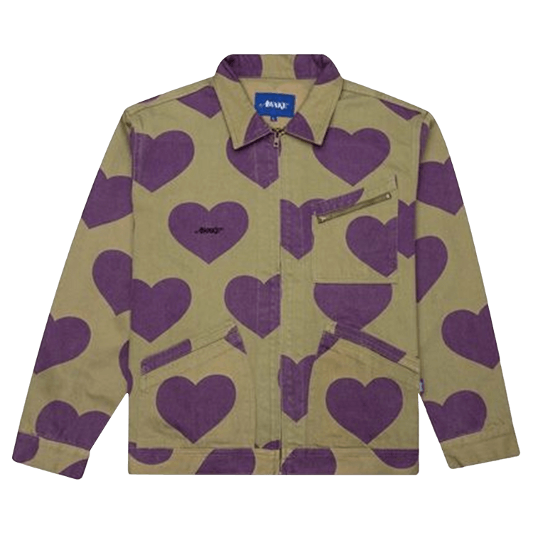 Awake NY Hearts Harrington Jacket "Army Green"