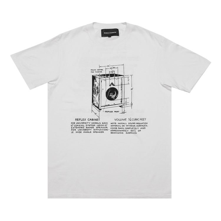 Bianca Chandôn Circumflex Sound T-Shirt "White"