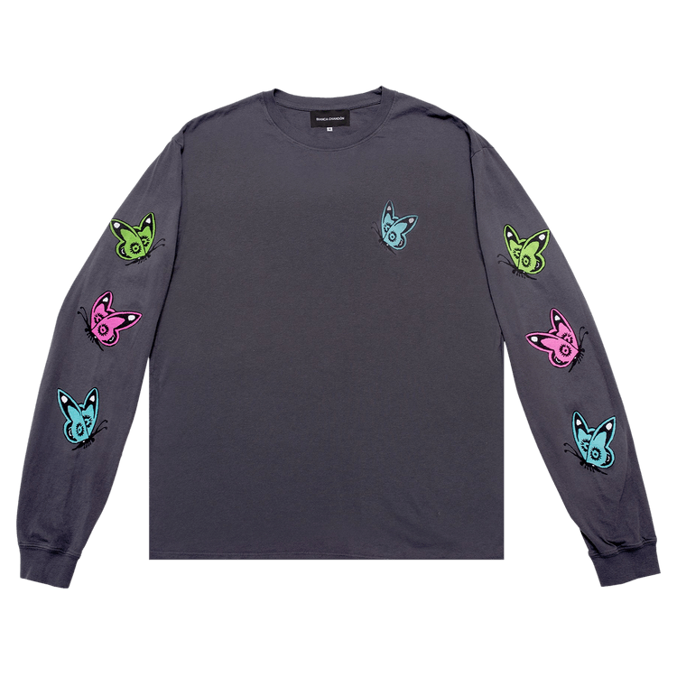Bianca Chandôn Love Like This Long-Sleeve T-Shirt "Charcoal"