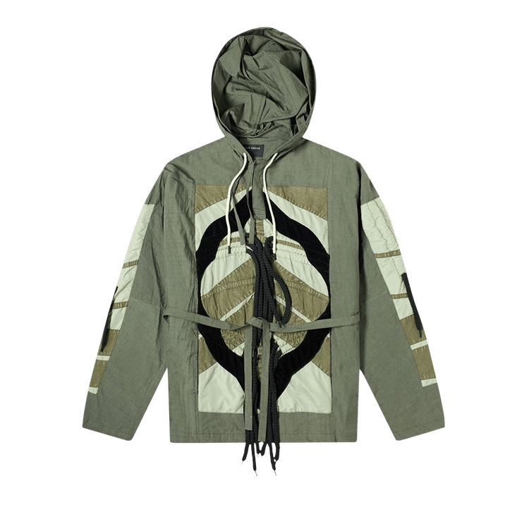 Craig Green Flower Diamond Cagoule "Olive"
