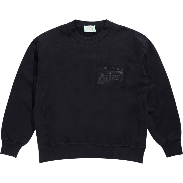 Aries Classic Temple Sweatshirt "Black"