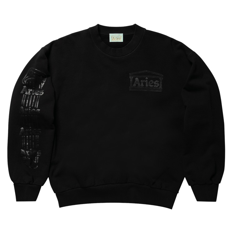 Aries Column Sweatshirt "Black"