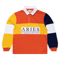 Aries Colour-Blocked Rugby Shirt "Orange"