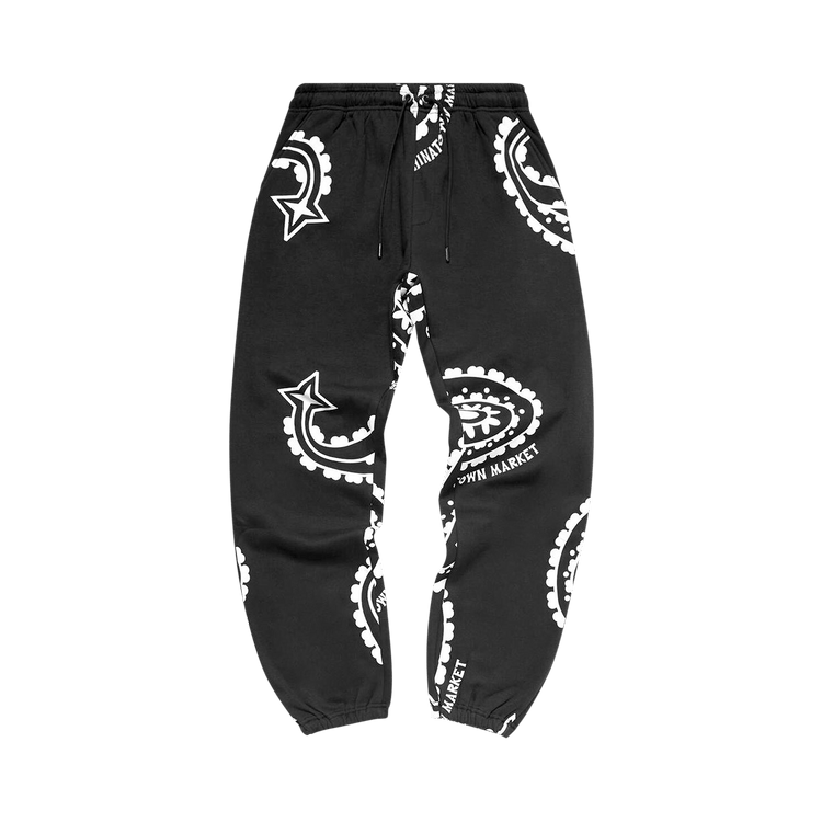 Chinatown Market Paisley Sweatpant "Black"