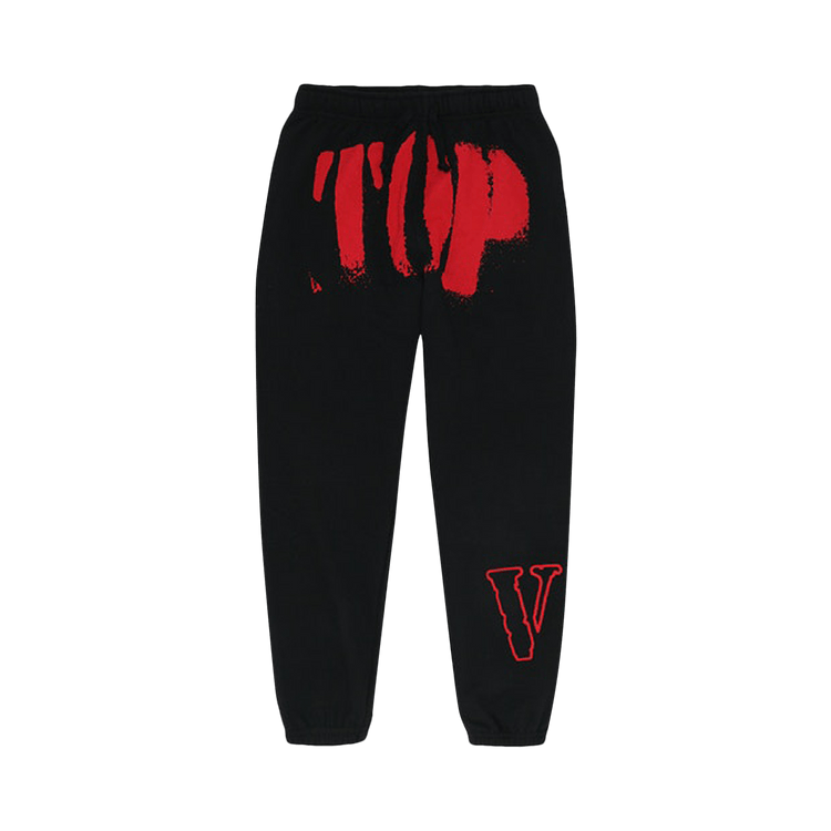 Vlone x NBA YoungBoy Top Sweatpants "Black/Red"