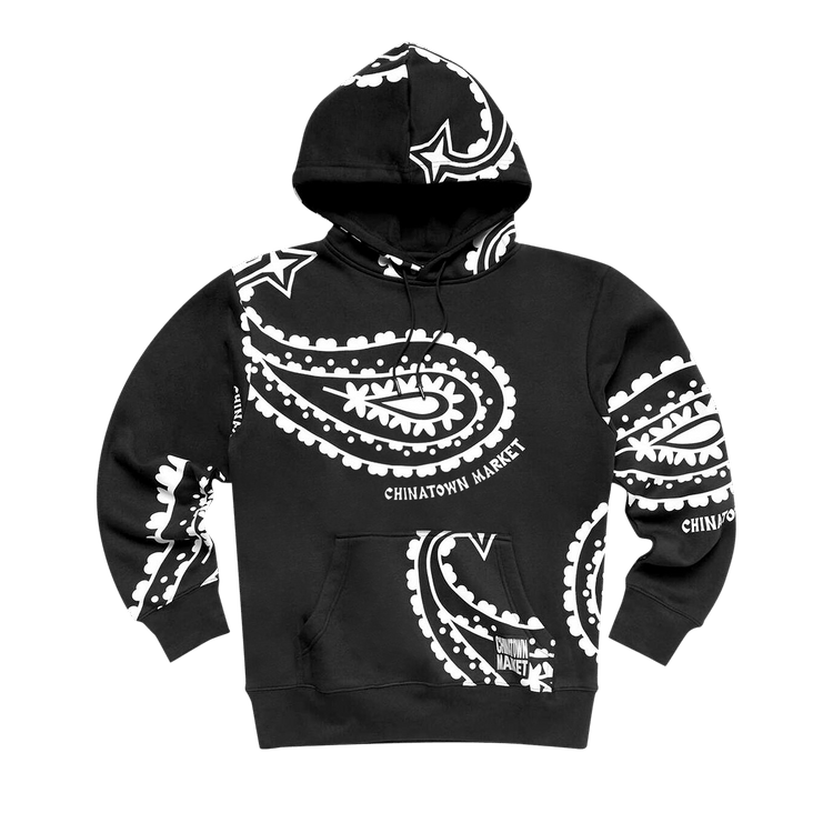 Chinatown Market Paisley Hoodie "Black"