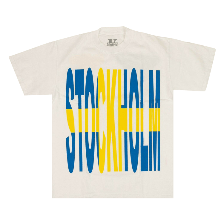 Vlone Stockholm Short-Sleeve T-Shirt "White"