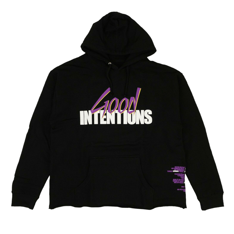 Vlone x Nav Doves Good Intentions Hooded Sweatshirt "Black"