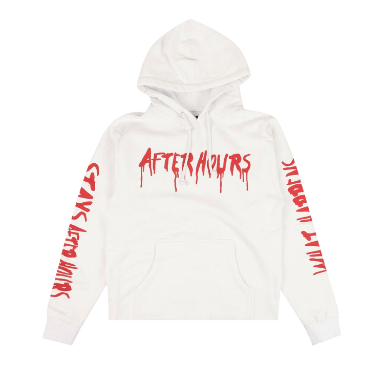 Vlone x The Weeknd After Hours Hooded Sweatshirt "White"