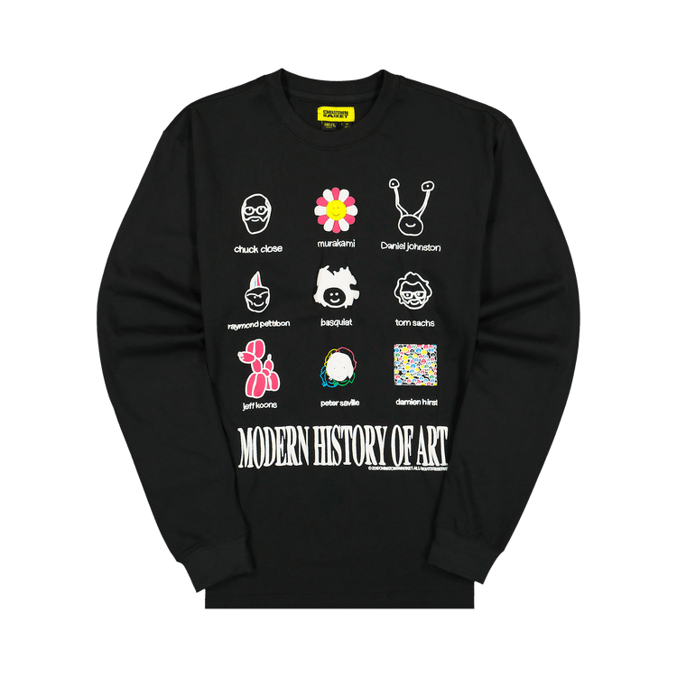 Chinatown Market Modern Art Long-Sleeve Tee "Black"
