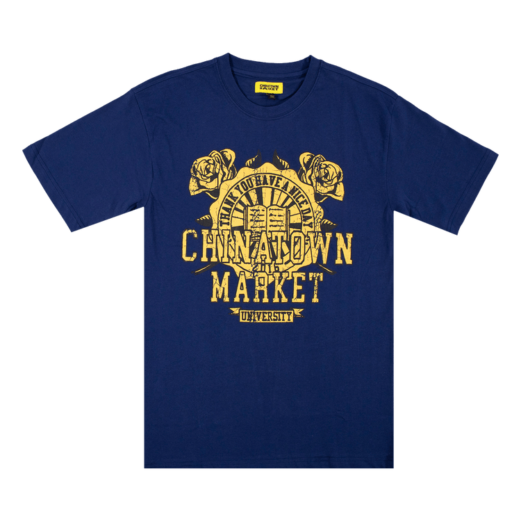 Chinatown Market University Tee "Navy"