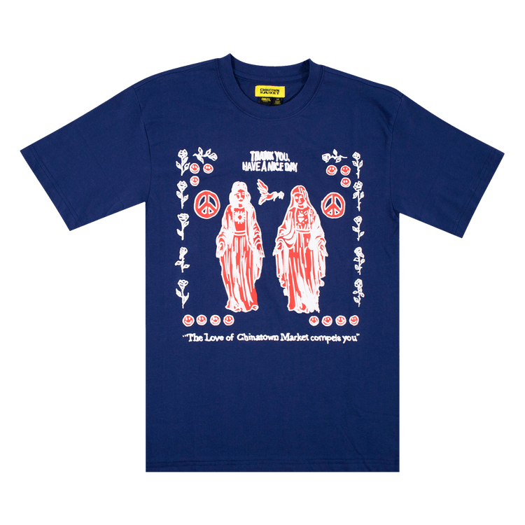 Chinatown Market Jesus Mary Tee "Blue"