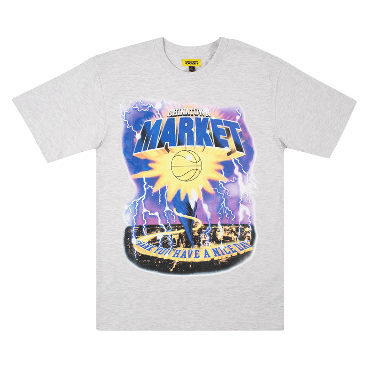 Chinatown Market Tornado Tee "Grey"