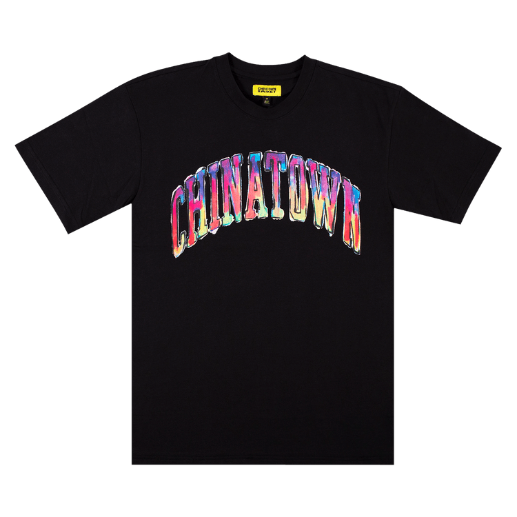Chinatown Market Watercolor Arc Tee "Black"