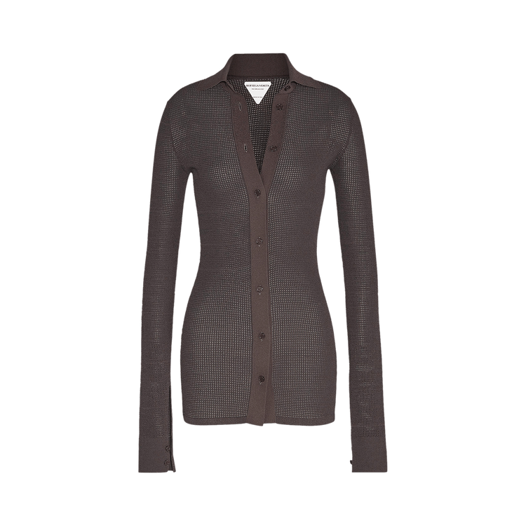 Bottega Veneta Knit Cardigan "Chocolate"