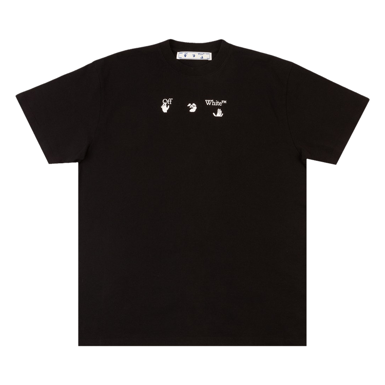 Off-White Peace Worldwide Short-Sleeve Slim Tee "Black/Green"