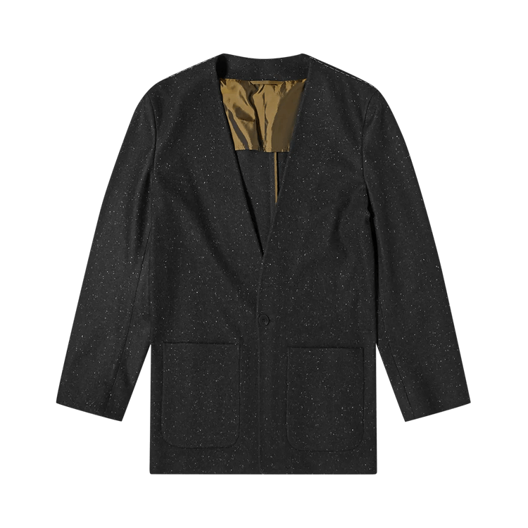Fear of God Exclusively For Ermenegildo Zegna One Button Jacket "Matte Black"