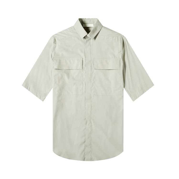 Fear of God Exclusively For Ermenegildo Zegna Oversized Short-Sleeve Shirt "London Fog"
