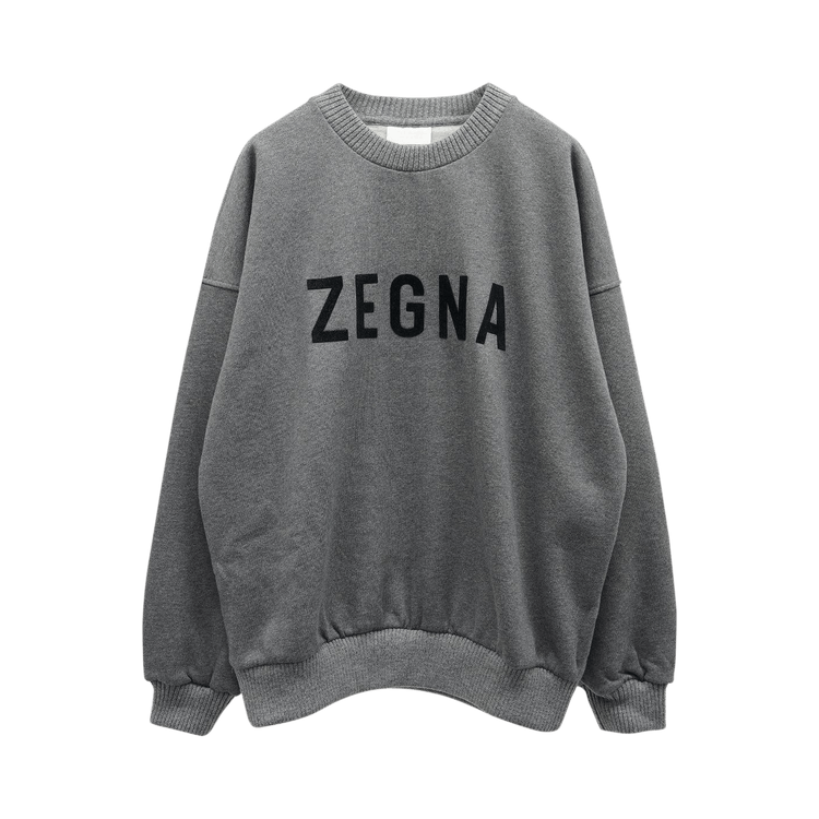 Fear of God Exclusively For Ermenegildo Zegna Oversized Sweatershirt "Grey Melange"