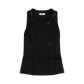 Fendi Graphic Logo Tank Top "Black"