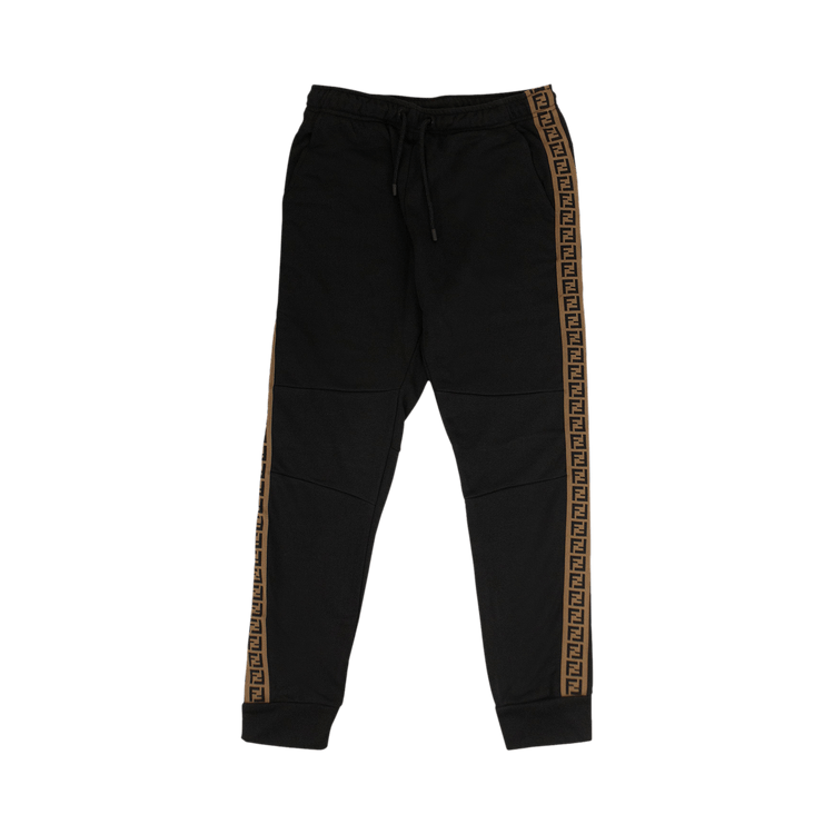 Fendi Logo Tape Sweatpants "Black"