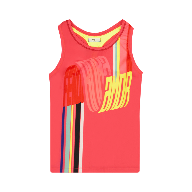 Fendi Roma Amor Sports Tank Top "Pink"