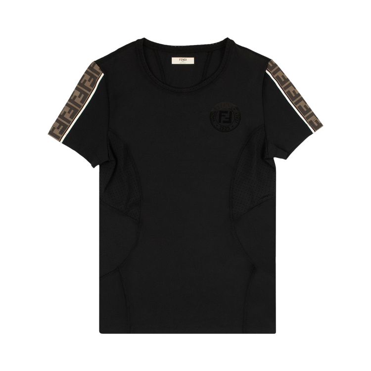 Fendi Logo Print Sport Top "Black"