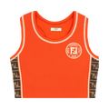 Fendi Sports Crop Top "Red/Tobacco"