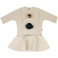 Fendi Fur Bugs Peplum Top "Ivory"