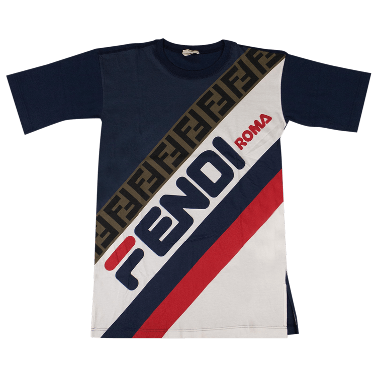 Fendi x Fila Over-Sized T-Shirt "Blue"