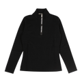 Fendi Quarter Zip Workout Top "Black"
