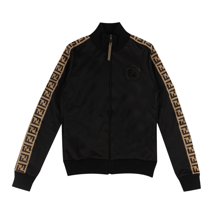 Fendi FF Track Jacket "Black/Tobacco"