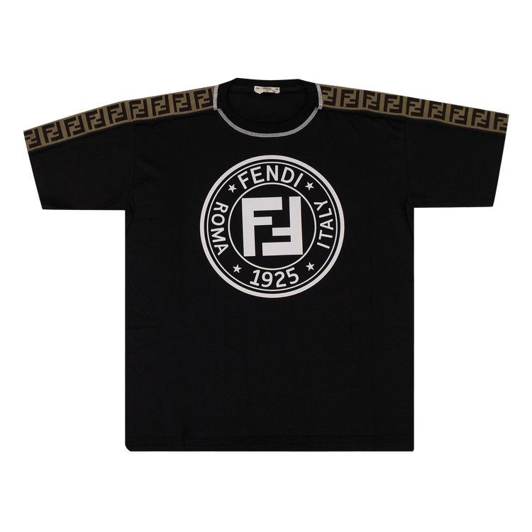 Fendi Fendirama Logo Oversized T-Shirt "Black"