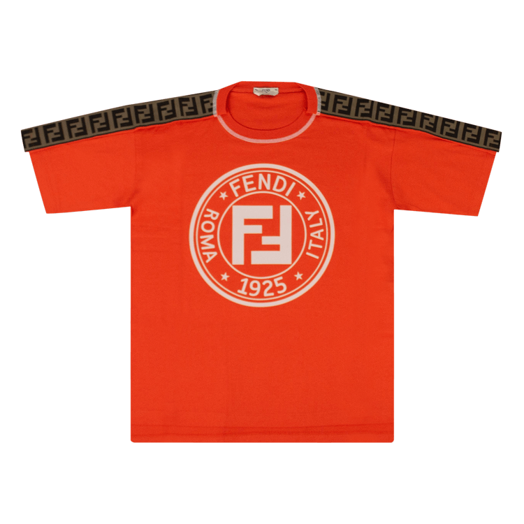 Fendi Fendirama Logo Oversized T-Shirt "Orange"
