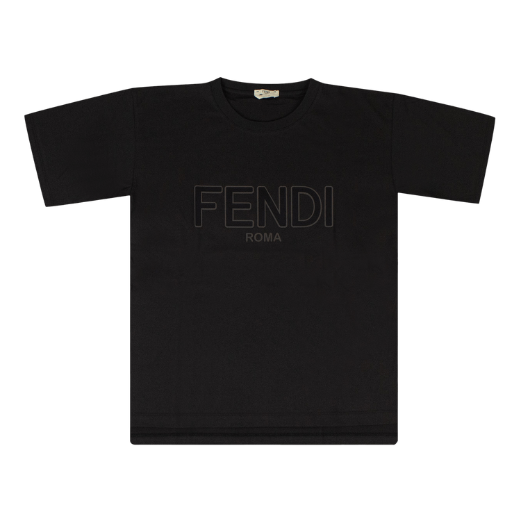 Fendi Reflective Logo T-Shirt "Black"