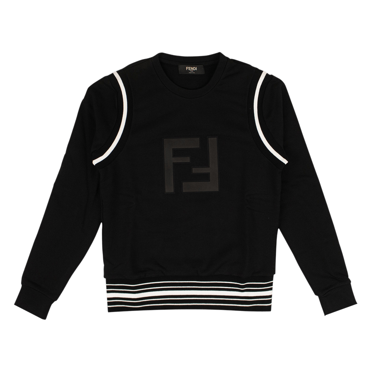 Fendi FF Pullover Crewneck Sweatshirt "Black"