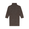 GANNI Glitter Knit Rollneck Sweater "Brown"