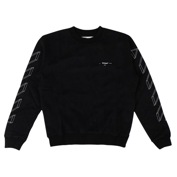 Off-White 3D Line Crewneck Sweatshirt "Black"