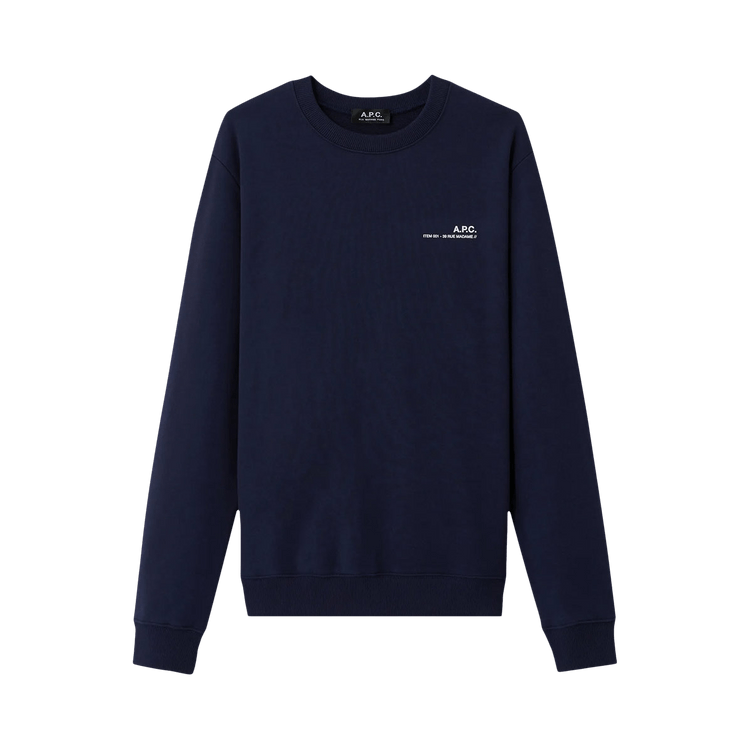 A.P.C. Item Sweatshirt "Dark Navy Blue"