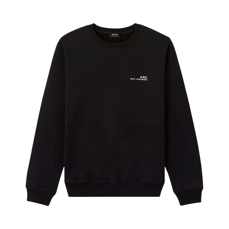 A.P.C. Item Sweatshirt "Black"