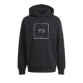 Y-3 U Square Label Graphic Hoodie "Black"