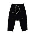Rick Owens Cargo Cropped Pants "Black"