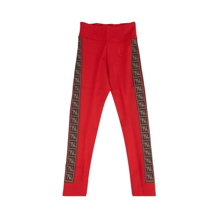 Fendi Fendirama Fitness Leggings "Red"